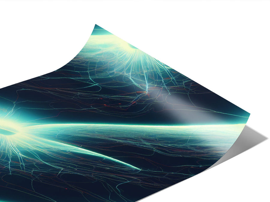 Electron Explosion Science Fiction Vinyl Wraps~Rwraps Series 914 Digitally Printed Vinyl Wrap~0