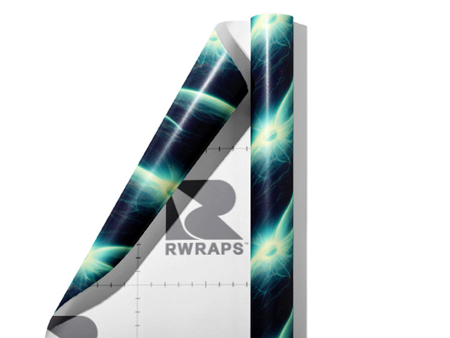 Electron Explosion Science Fiction Wrap Film Sheets~Rwraps Series 914 Electron Explosion Science Fiction Scrolled Sheet~3