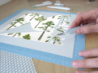 elegant evergreens camping Easy Weed Craft Vinyl