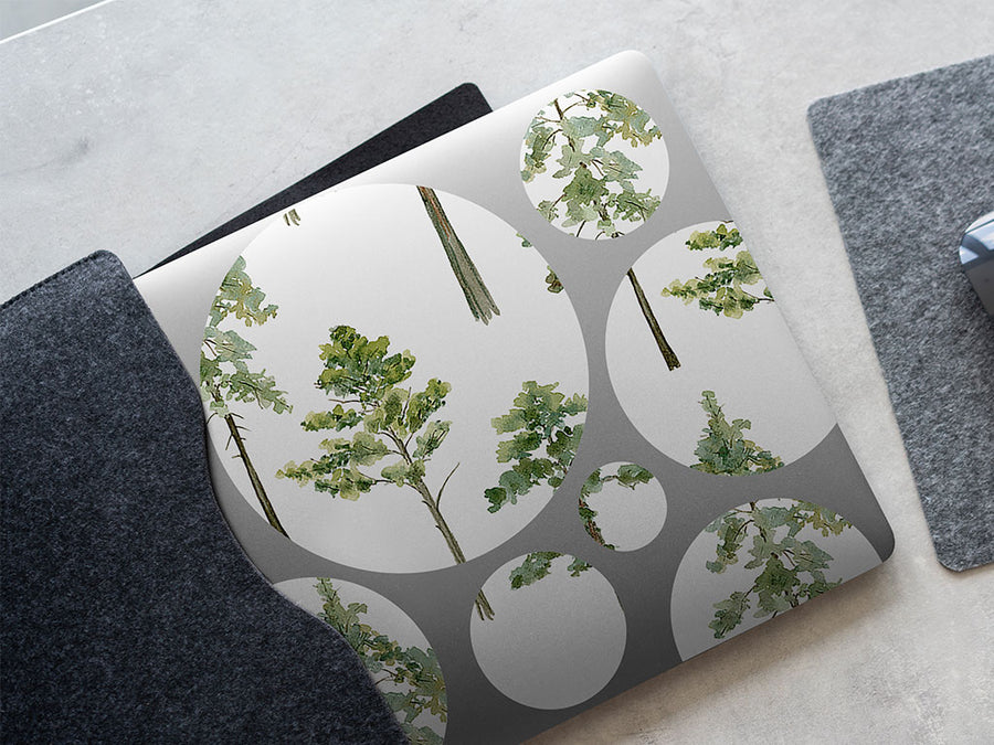 elegant evergreens camping DIY Laptop Stickers