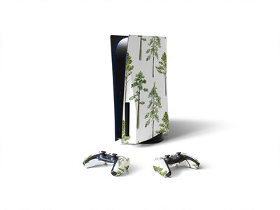 elegant evergreens camping Sony PS5 DIY Skin