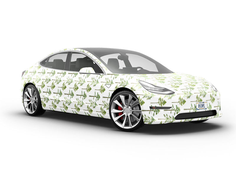 Elegant Evergreens Camping Vehicle Vinyl Wrap