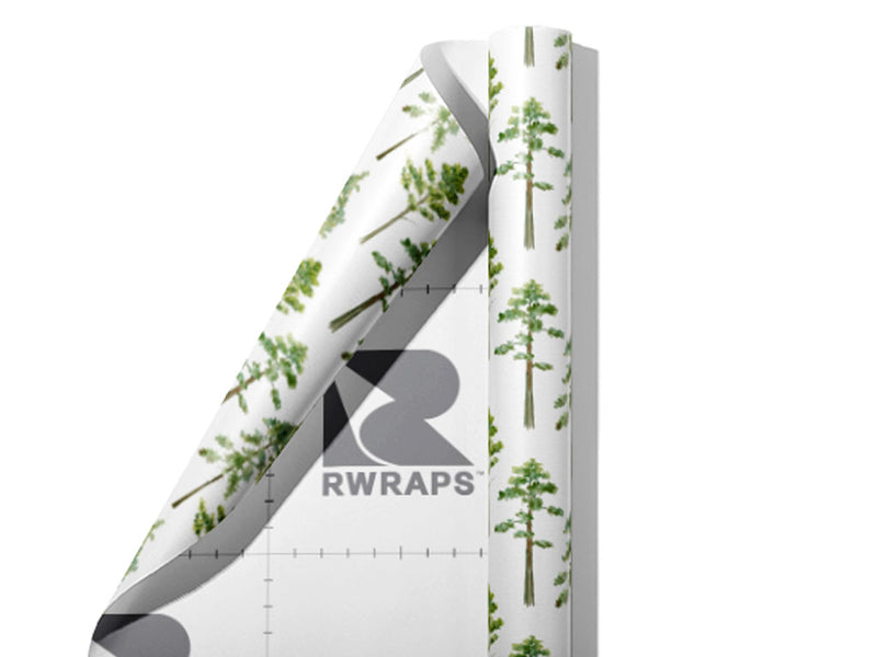 Elegant Evergreens Camping Wrap Film Sheets~Rwraps Series 914 Elegant Evergreens Camping Scrolled Sheet~3