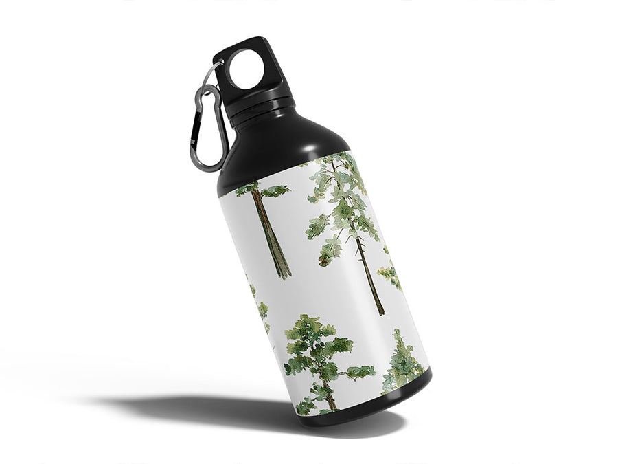 elegant evergreens camping Water Bottle DIY Stickers