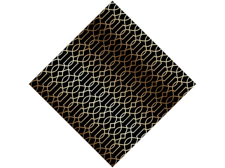 Elevator Cage Art Deco Vinyl Wrap Pattern