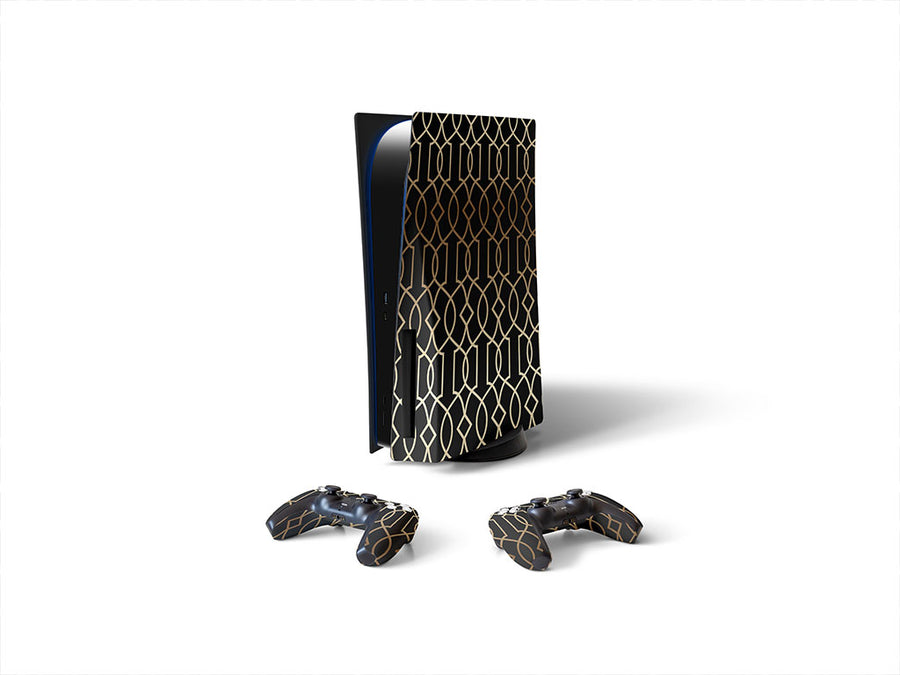 elevator cage art deco Sony PS5 DIY Skin