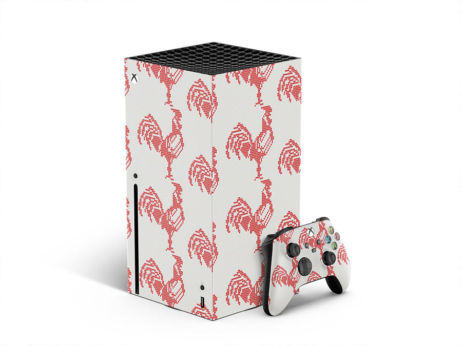 embroidered stud bird XBOX DIY Decal