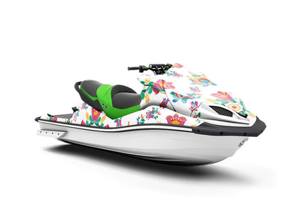 Embroidered Tulips Mandala Jet Ski Vinyl Customized Wrap