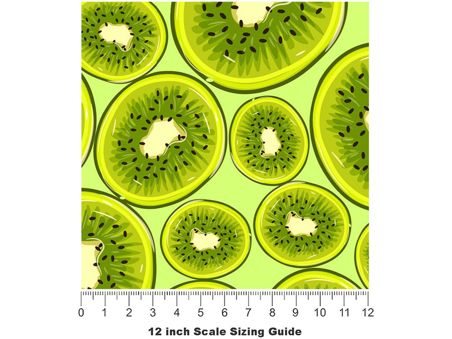 Emerald Arctic Fruit Vinyl Film Pattern Size 12 inch Scale~Rwraps Emerald Arctic Fruit Sizing Chart~2