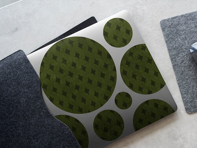 emerald diamonds gothic DIY Laptop Stickers