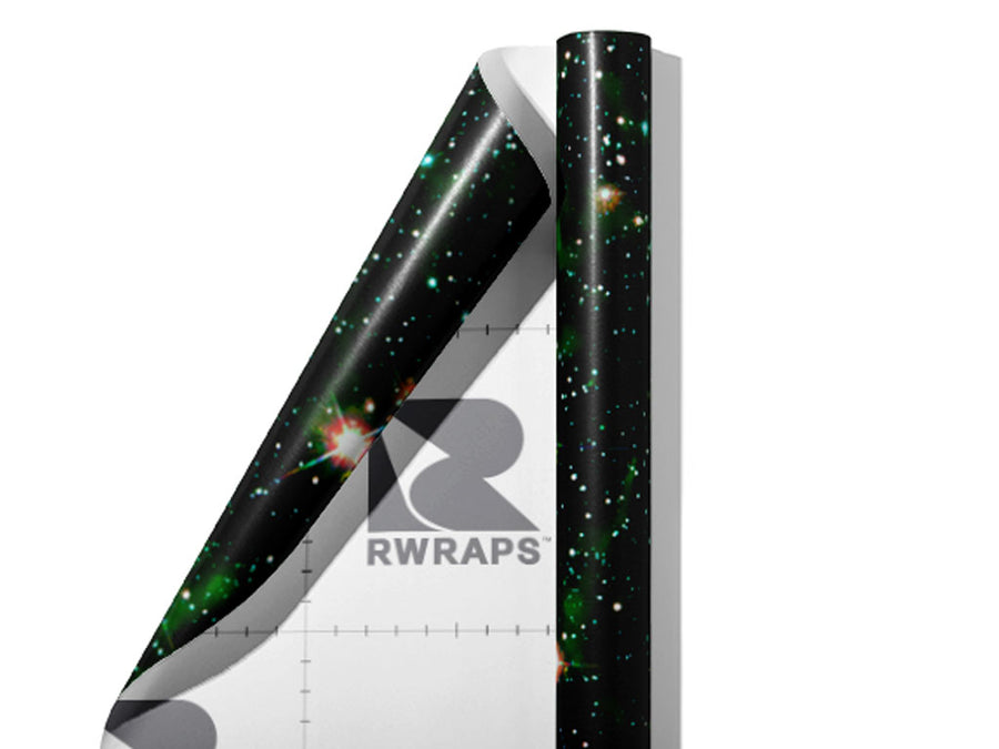 Emerald Seas Science Fiction Wrap Film Sheets~Rwraps Series 914 Emerald Seas Science Fiction Scrolled Sheet~3