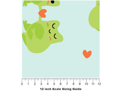 Emotional Ribbits Marine Life Vinyl Film Pattern Size 12 inch Scale~Rwraps Emotional Ribbits Marine Life Sizing Chart~2