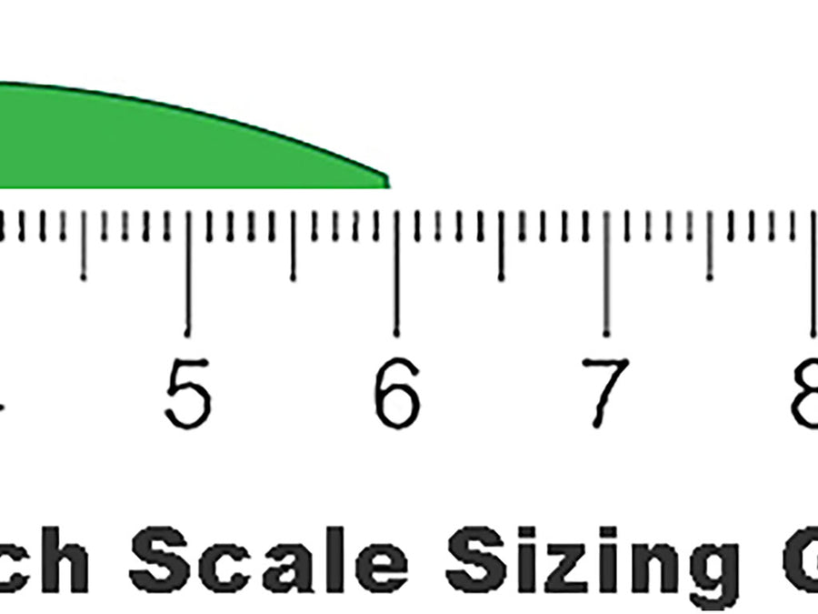 Emperor Spinach Vegetable Vinyl Film Pattern Size 12 inch Scale~Rwraps Emperor Spinach Vegetable Sizing Chart~2