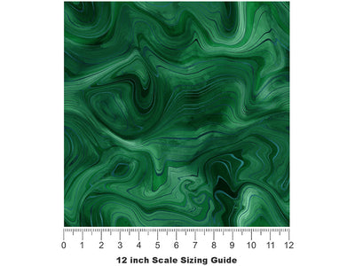 Enchanted Swamp Gemstone Vinyl Film Pattern Size 12 inch Scale~Rwraps Enchanted Swamp Gemstone Sizing Chart~2