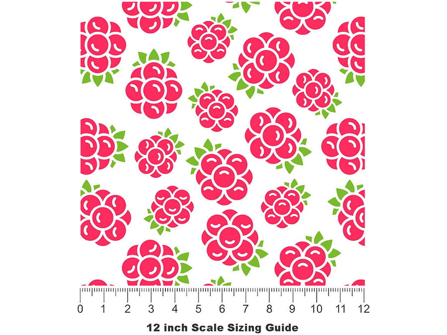 Encore Encore Fruit Vinyl Film Pattern Size 12 inch Scale~Rwraps Encore Encore Fruit Sizing Chart~2