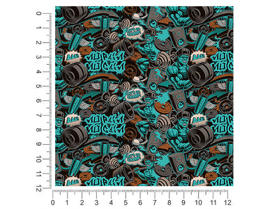 end to end graffiti 1ft x 1ft Craft Sheets