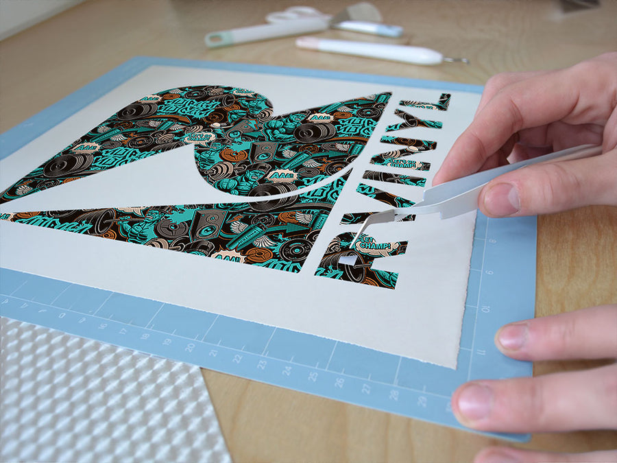 end to end graffiti Easy Weed Craft Vinyl