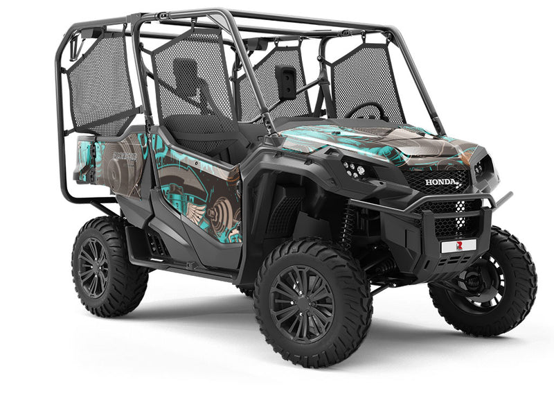 End to End Graffiti Utility Vehicle Vinyl Wrap