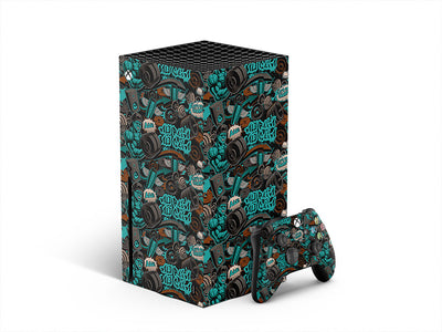 end to end graffiti XBOX DIY Decal