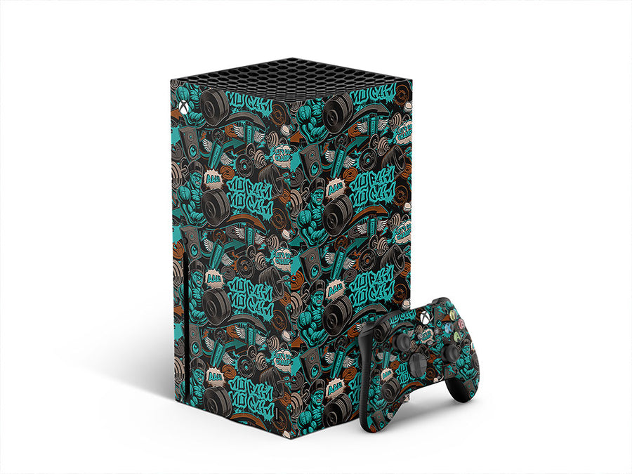 end to end graffiti XBOX DIY Decal
