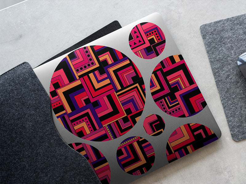 endless agitation art deco DIY Laptop Stickers