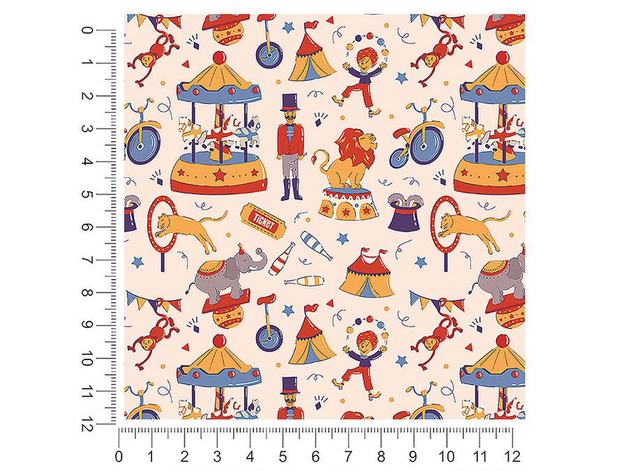 endless joy circus 1ft x 1ft Craft Sheets