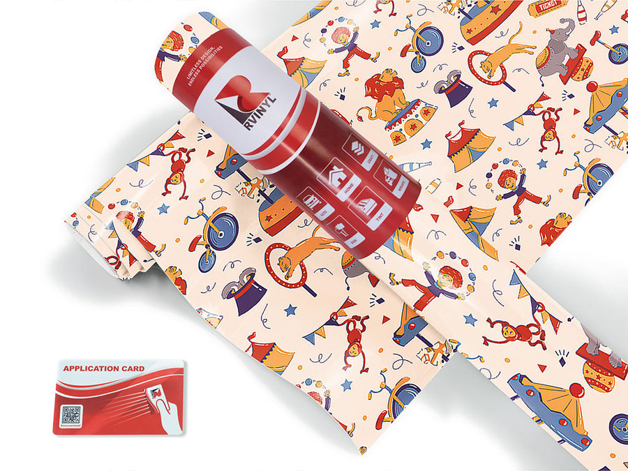 endless joy circus Craft Vinyl Roll