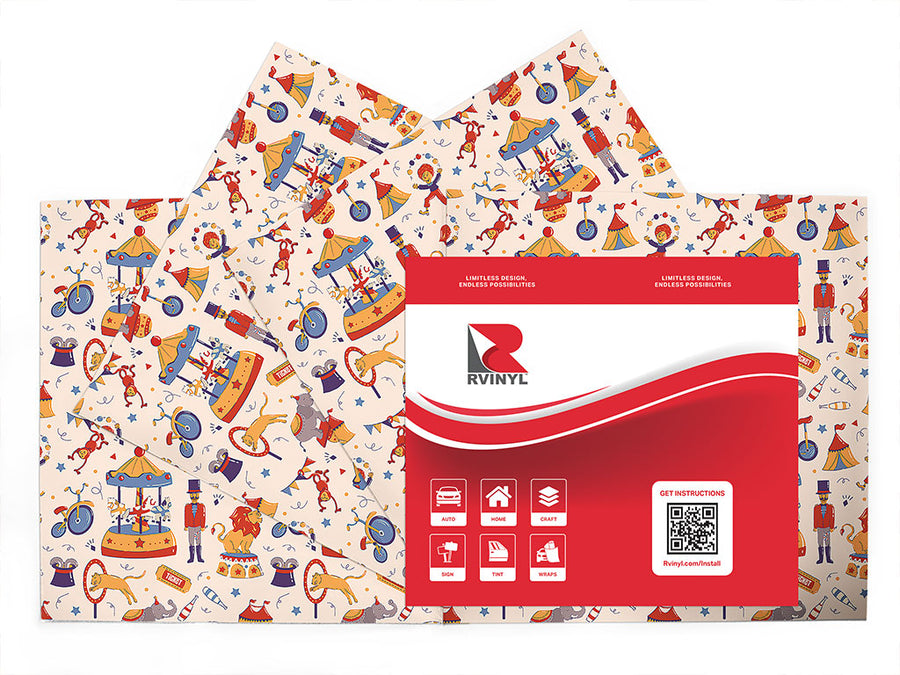 endless joy circus Craft Vinyl Sheet Pack