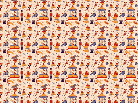 Endless Joy Circus Vinyl Wrap Pattern~Rwraps Series 914 Digitally Printed Vinyl Wrap~0