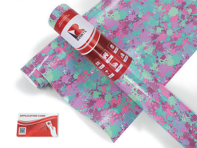 endless memories paint splatter Craft Vinyl Roll