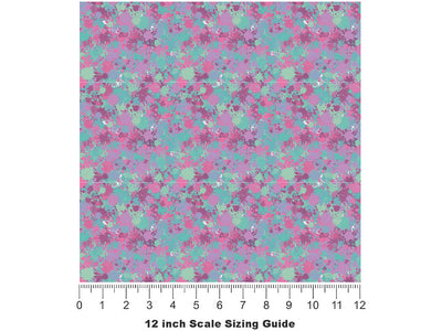 Endless Memories Paint Splatter Vinyl Film Pattern Size 12 inch Scale~Rwraps Endless Memories Paint Splatter Sizing Chart~2
