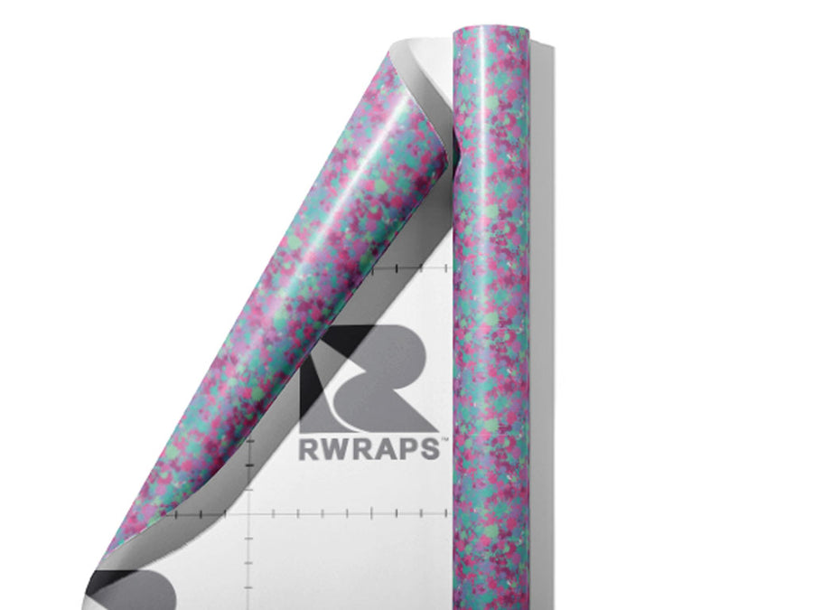 Endless Memories Paint Splatter Wrap Film Sheets~Rwraps Series 914 Endless Memories Paint Splatter Scrolled Sheet~3