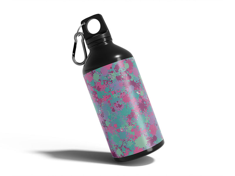 endless memories paint splatter Water Bottle DIY Stickers