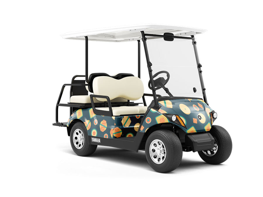 Enough Unagi Food Wrapped Golf Cart