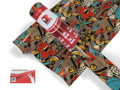 entrance music graffiti Craft Vinyl Roll