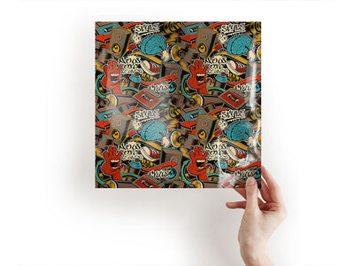 entrance music graffiti Craft Sheets