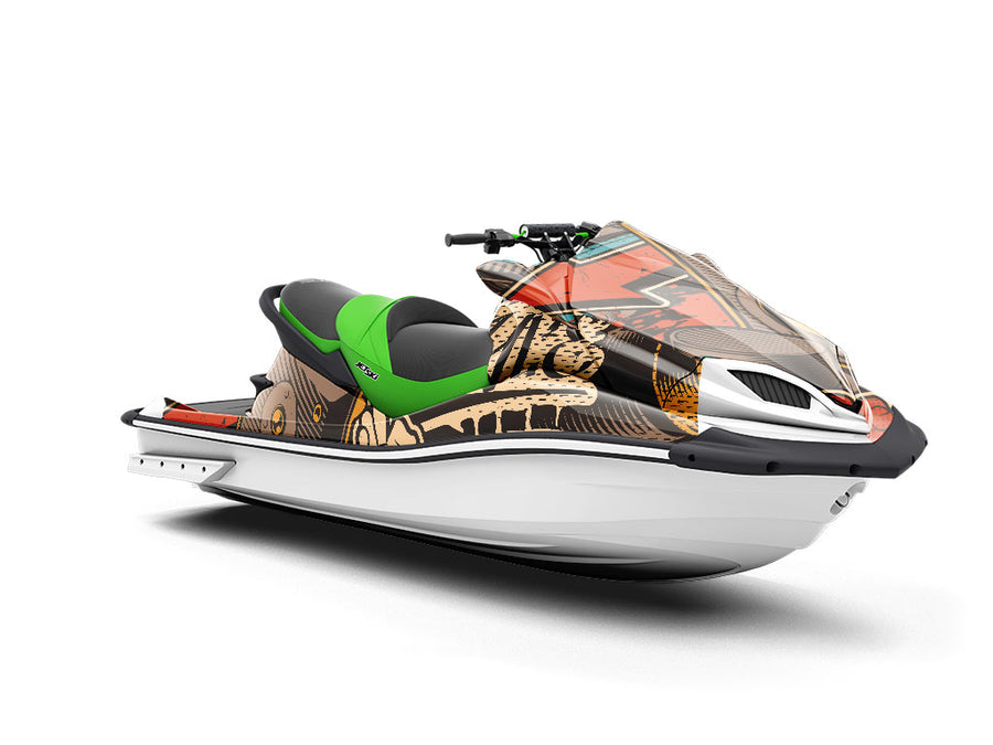 Entrance Music Graffiti Jet Ski Vinyl Customized Wrap