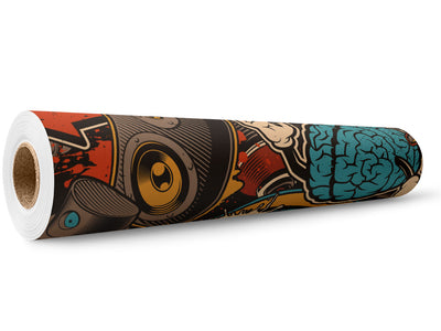 Entrance Music Graffiti Wrap Film Wholesale Roll~Rwraps Series 914 Digitally Printed Vinyl Roll~5