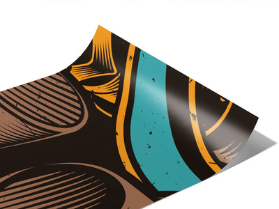 Entrance Music Graffiti Vinyl Wraps~Rwraps Series 914 Digitally Printed Vinyl Wrap~0