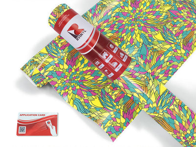 entranced fascination floral Craft Vinyl Roll