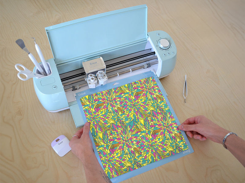 entranced fascination floral Cricut Compatible Vinyl