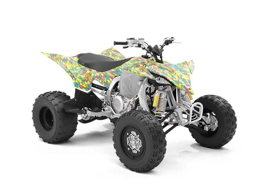 Entranced Fascination Floral ATV Wrapping Vinyl