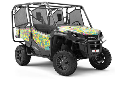 Entranced Fascination Floral Utility Vehicle Vinyl Wrap