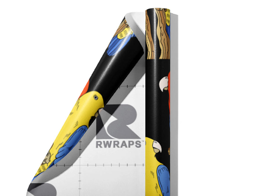 Epimenides Paradox Birds Wrap Film Sheets~Rwraps Series 914 Epimenides Paradox Birds Scrolled Sheet~3