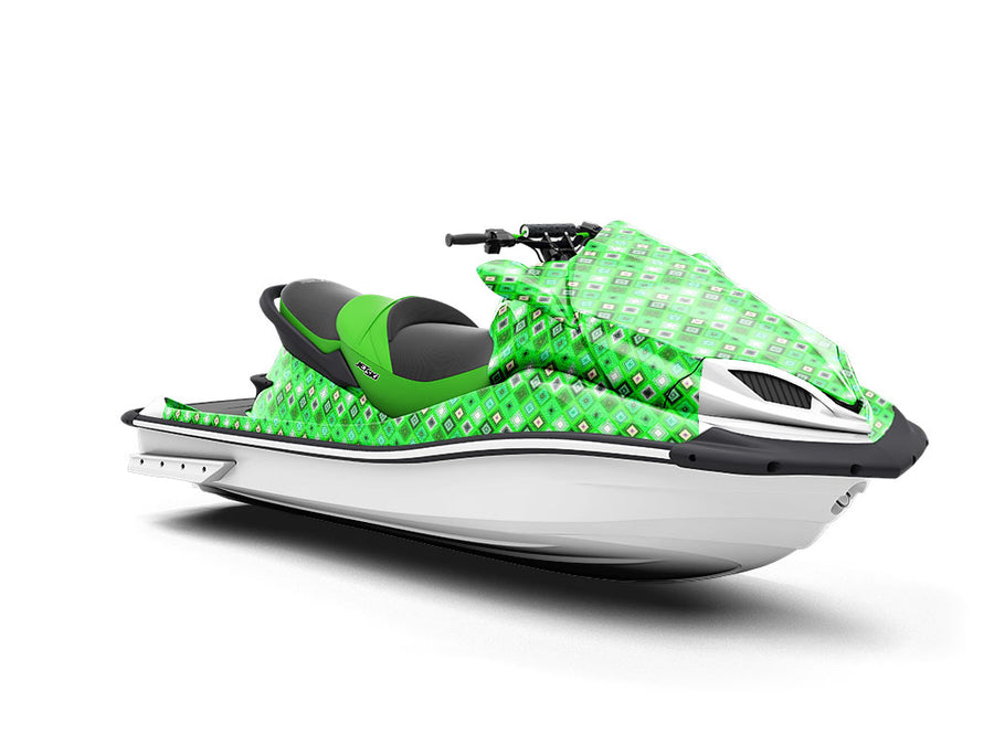 Erins Fancy Mosaic Jet Ski Vinyl Customized Wrap