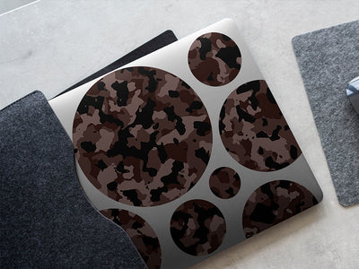 espresso flecktarn camouflage DIY Laptop Stickers