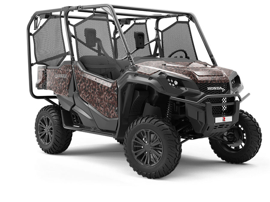 Espresso Flecktarn Camouflage Utility Vehicle Vinyl Wrap