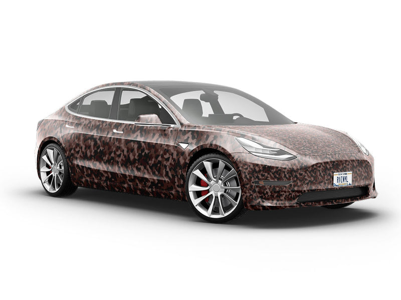 Espresso Flecktarn Camouflage Vehicle Vinyl Wrap