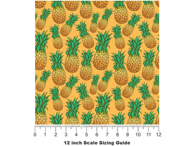 European Fascination Fruit Vinyl Film Pattern Size 12 inch Scale~Rwraps European Fascination Fruit Sizing Chart~2