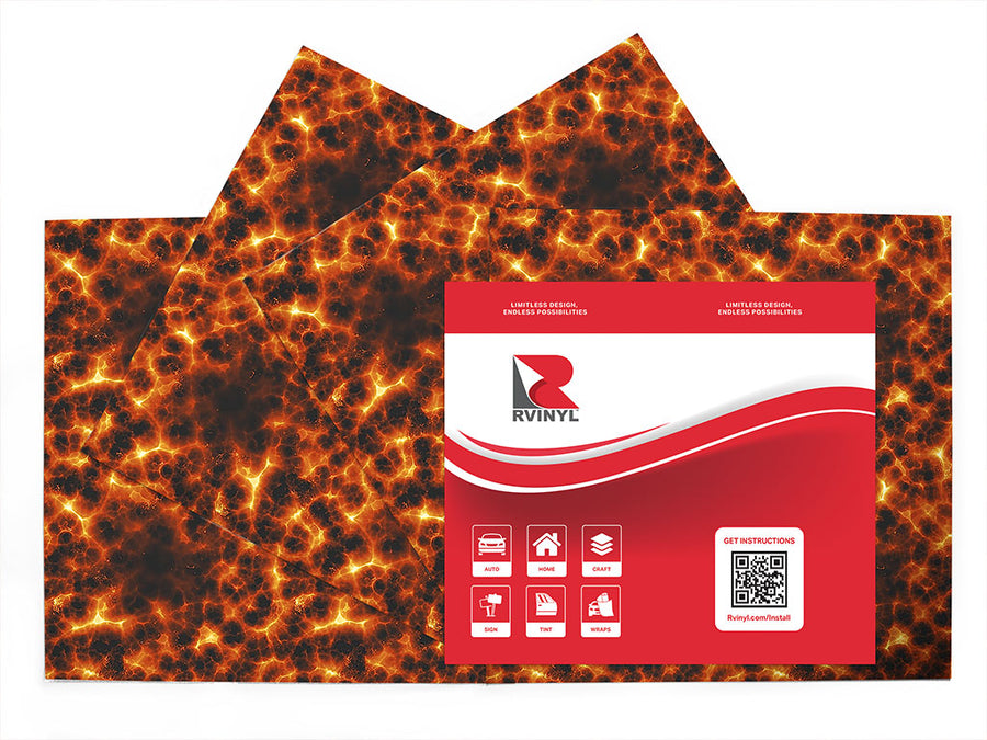 evacuation order lava Craft Vinyl Sheet Pack